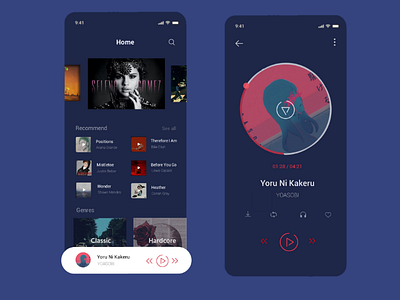 Music App UI Design uidesign uiux appdesign