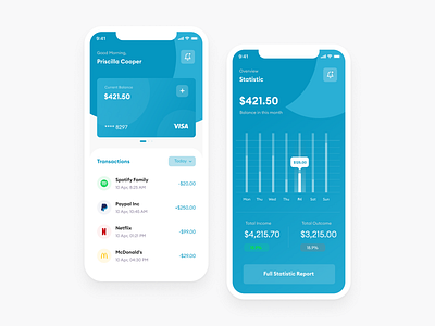 My Wallet App ui ux wallet ui walletapp