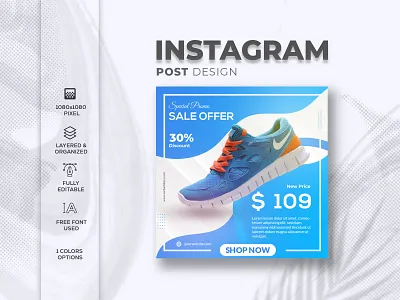 Sale offer Instagram post adroll banner ads banners business corporate coupon design discount flat design instagram marketing multipurpose instagram new arrival promotion sale social media summer instagram web banner web element winter instagram