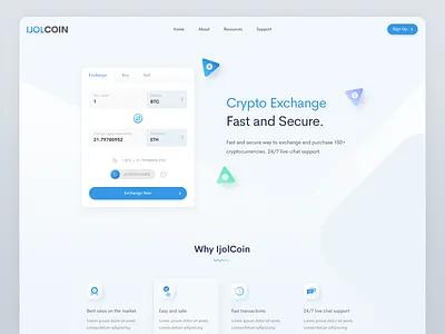 Crypto Exchange crypto design exchange swap web design