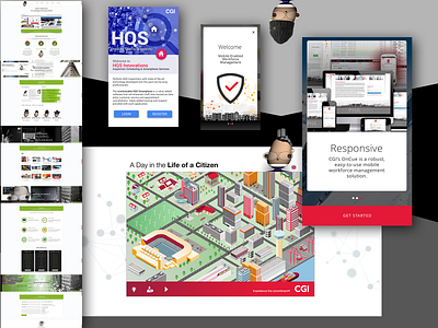 Misc Screens animation branding design ui ux web
