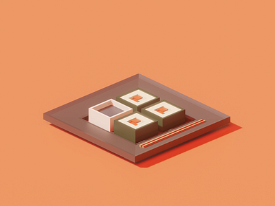 Back to the blender... 3d blender course sushi
