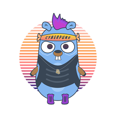 Golang gopher cyberpunk style art sticker tshirt, sticker, logo cyberpunk cyberpunk gopher go developer go language golang art golang developer golang gifts golang gopher golang gopher shirt golang gopher sticker gopher gopher sticker gophers mug sticker t shirt