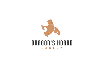 Dragon's Hoard Bakery Logo bakery bakery logo brand design brand identity branding company logo creative creative logo logo logodesign minimal minimalist logo modern modern logo