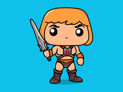 He-man 80s blue cartoon cartoon illustration classic design designer funkopop heman illustrate illustration illustration art illustrator mastersoftheunierse