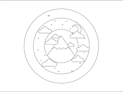 mountain pencil illustration art illustrator illustrationart art