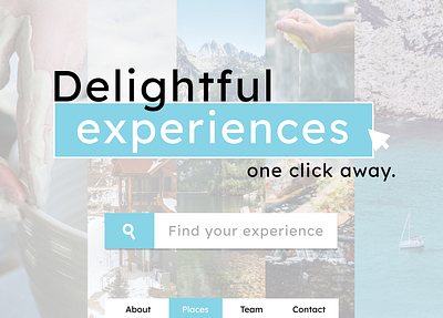 Design 26: Experiences finder 30daychallenge 30daysofwebdesign dailydesignchallenge uidesign webdesign