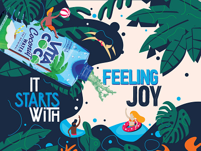 Vita Coco NYC Billboard branding coconut design grand prize illustration illustrator nyc the creative pain typography vector vita coco