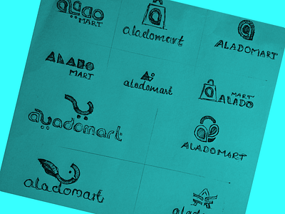 Brand concepts aladomart best logo branding branding design creative design concept design guidelines dhipu dhipu mathew ecommerce logo freebie hogoco interaction design ios mobile ux shopping logo