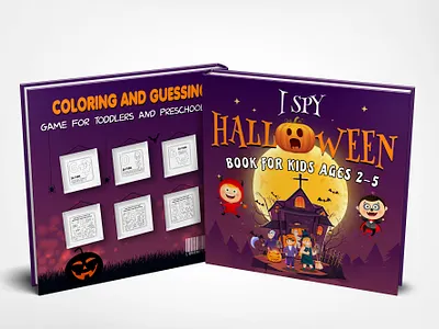 Kids Halloween Book Cover baby babybook book cover design book cover mockup bookcover children cover ebook halloween halloween bash halloween design halloweenbook kdp kids kids book kindlcover kindle paperback