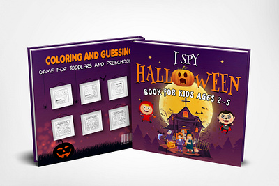 Kids Halloween Book Cover baby babybook book cover design book cover mockup bookcover children cover ebook halloween halloween bash halloween design halloweenbook kdp kids kids book kindlcover kindle paperback
