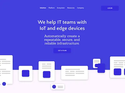 Akua - Hero Section hero section web design