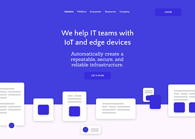 Akua - Hero Section hero section web design