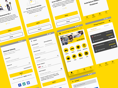 Redesign Yeloo Driver App 🚗🛵 app design designapp flat mobile mobile app mobile app design mobile ui ui uidesign