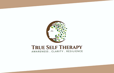 True Self Medical Health Therapy Logo bio genetic bio medical branding dna dna dna repair dna strand energy evolution gene gene repair genetic logo genome green growth health helix human lab