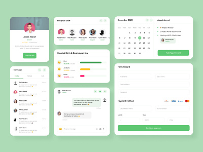 Exploration Medical Cards UI Kits design exploration figma medical ui ui ux uiux ux web web design