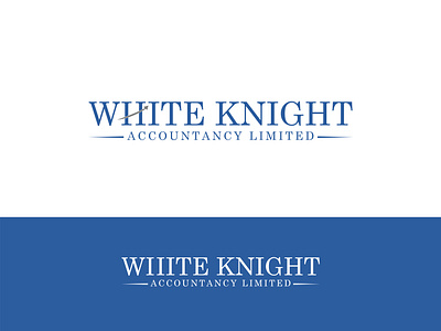 LOGO White Knight Accountancy Limited branding business card corporate design design icon identity logo vector