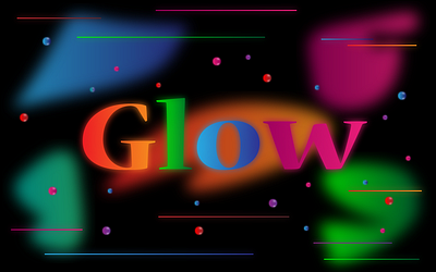 Glow abstract abstract art abstract design branding bright colorful colorful art colorful design design glow illustrator lighting design lighting effects vector