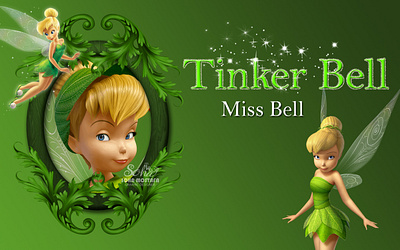 Tinker Bell Disney Fairies Desktop Wallpapers advertising design disney facebook fairy fairytale fun graphic design graphicdesign illustration kids photoshop