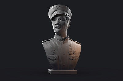 Only Old Men Are Going to Battle 3d art 3d model battle bust maestro movie old men soviet training zbrush