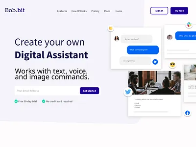 Bobbit - Hero Section hero section web design