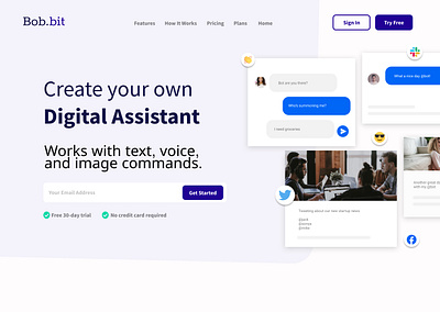 Bobbit - Hero Section hero section web design