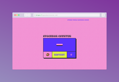 A Simple Counter animation cards desktop gradient landingpage tool webflow