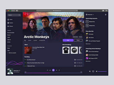 Music Player Dark Mode Webapp | Daily UI 009 dailyui dailyuichallenge dark app dark mode dark theme darkmode form minimal music music player musicplayer ui ui design ux uxui web app webapp webapp design