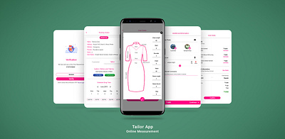 Tailor App (Online Measurement Process) tailor app ux