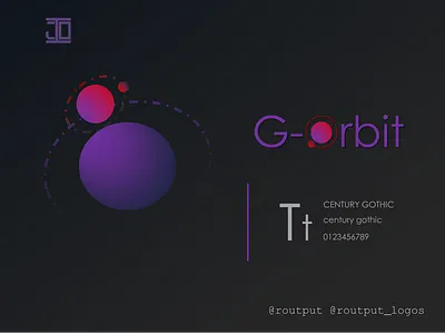 G-Orbit brand design brand identity branding business identity graphic design logo logodesign minimal mobile vector web design