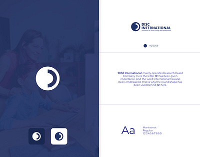 DISC International 2021 trend best logo branding d logo d mark education logo online school logo png logo research logo simple logo design