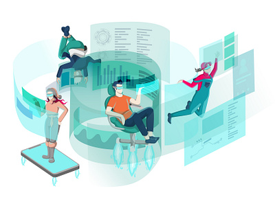 Technology adobe adobe illustrator art character design figure illustraion illustrator person illustration technology
