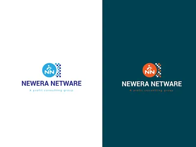 Logo (Newera Netware) adobe illustrator brand identity branding creative design creative logo illustration logo logo design logos