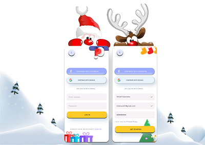 Season to Sparkle #christmas theme app colorful creative design design icon illustration ui ux