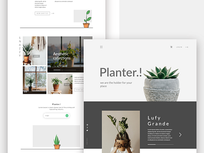 Planter - feed here to grow ! artwork calendar creative design e commerce illustraion interaction interior things login page planter product design ui ui design user inteface ux vector web design xd