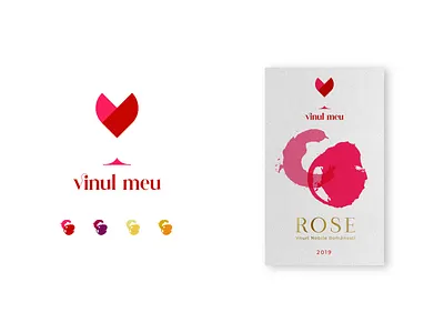 My Wine Logo bottle label branding design label label design label packaging labeldesign labels logo logo design logodesign logos logotype minimal wine wine bottle wine label winery