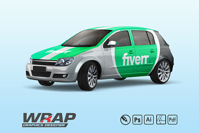 CITYCAR MOCKUP VEHICLE WRAP carwrap citycar design mockup vehicle