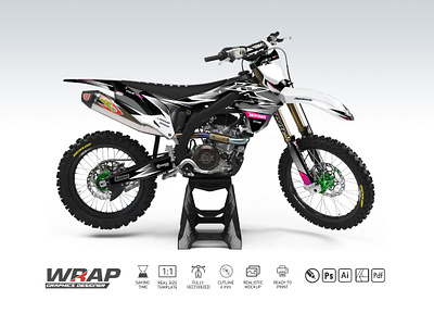 KX 450 decal graphics kawasaki kx motorcross print vinyl wrap