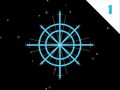 Christmas Advent Countdown - 1 12 days of christmas advent calendar animation christmas christmas countdown countdown happy holidays ice illustration merry christmas motion designer motion graphics retro season snow snowflake snowflakes