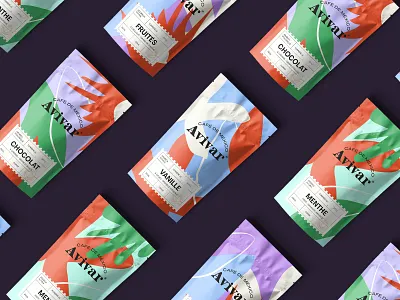 Avivar® - Coffe packaging design coffee colorful design illustration logo mexico minimal packaging tea