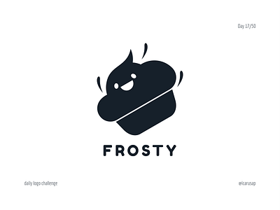 Daily Logo Challenge Day 18 cupcake cupcake logo cupcake shop daily logo challenge daily logo challenge day 18 dailylogochallenge dailylogochallengeday18 day18 frosty logo logo designer