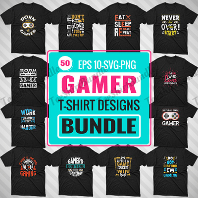 Typographic 50+ Gamer t shirt design bundle. custom t shirt game art game saying design game t shirt game t shirt bundle gamer bundle gamer t shirt bundle gamers games games bundle gaming gaming bundle t shirt t shirt bundle t shirt bundle download t shirt design tshirt design