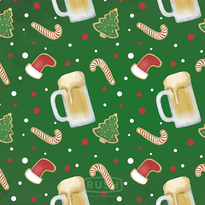 Custom Christmas Pattern christmas illustration procreate