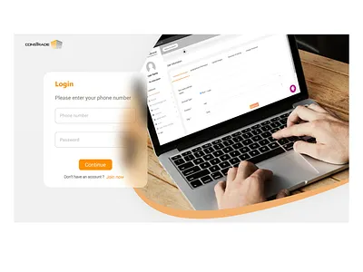 Login page design graphic design minimal typography ui ux web website