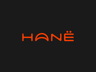 HANË IDENTITY 001 black branding design illustration logo minimal symbol typography