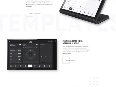 Intuitiv Website Design color crestron crestron template crestron theme dark theme gradient home automation intuitiv saas smart home typography ui user experience user interface ux webdesign website website design