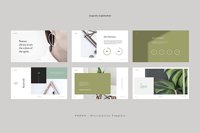 Pohon - Presentation Template branding guidelines clean creative media kit presentation presentation template social media