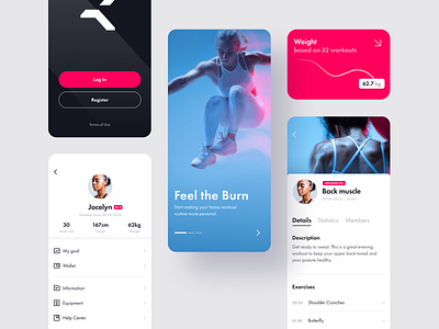 Wrkout – Brand and Visual Design app design art direction brand brand design brand designer branding design mobile mobile design product design typograhic system typography ui ui design ui designer uiux user interface ux ux design visual identity