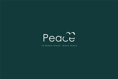 peace bird bird logo branding design flat flat design flat logo flatdesign illustration lettermark letters logo logo design logodesign minimal minimalist minimalist logo minimalistic peace sign word logo