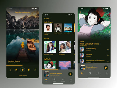 Music Player challenge daily 100 challenge design figma music app music player ui uiux ux